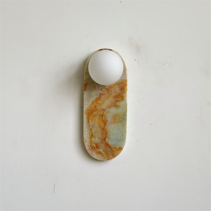 Syraeia Applique Murale Marbre Jade Minimaliste Moderne - Neutralighting