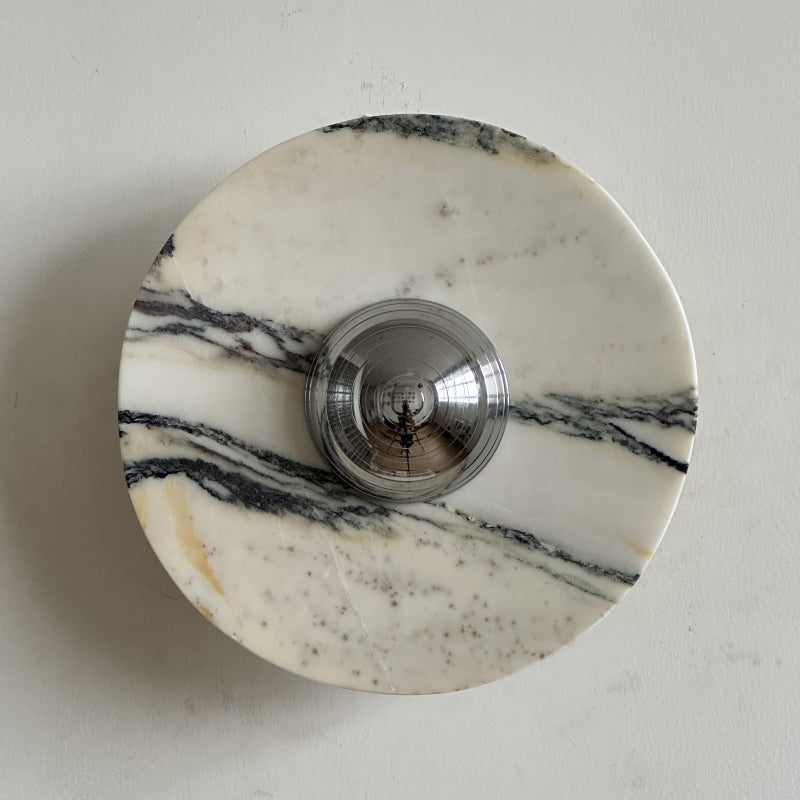 Alter Applique Murale Ronde en Marbre et Métal Style Minimaliste Moderne - Neutralighting