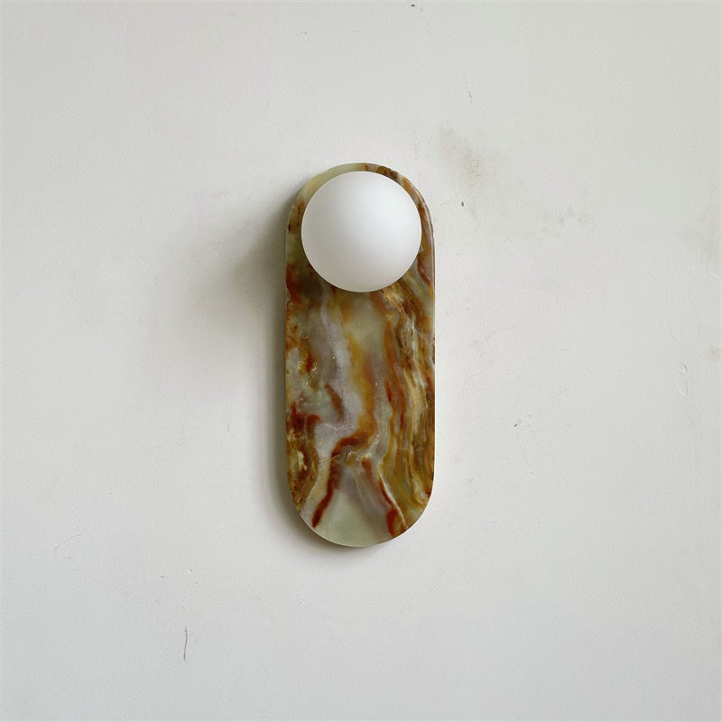 Syraeia Applique Murale Marbre Jade Minimaliste Moderne - Neutralighting