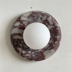Bvlgari Applique Murale Moderne Minimaliste Evenir en Marbre Violet - Neutralighting