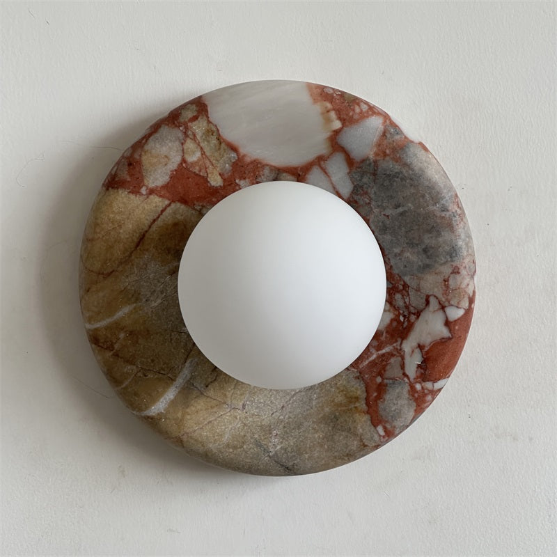 Vomire Applique Murale en Marbre Rouge Nordique Premium - Neutralighting