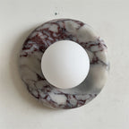 Bvlgari Applique Murale Moderne Minimaliste Evenir en Marbre Violet - Neutralighting