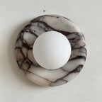 Bvlgari Applique Murale Moderne Minimaliste Evenir en Marbre Violet - Neutralighting