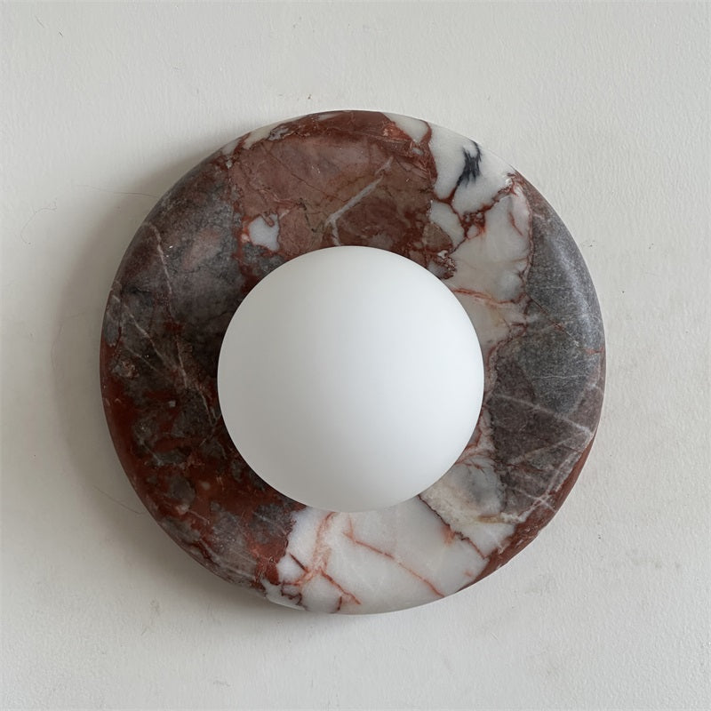 Vomire Applique Murale en Marbre Rouge Nordique Premium - Neutralighting