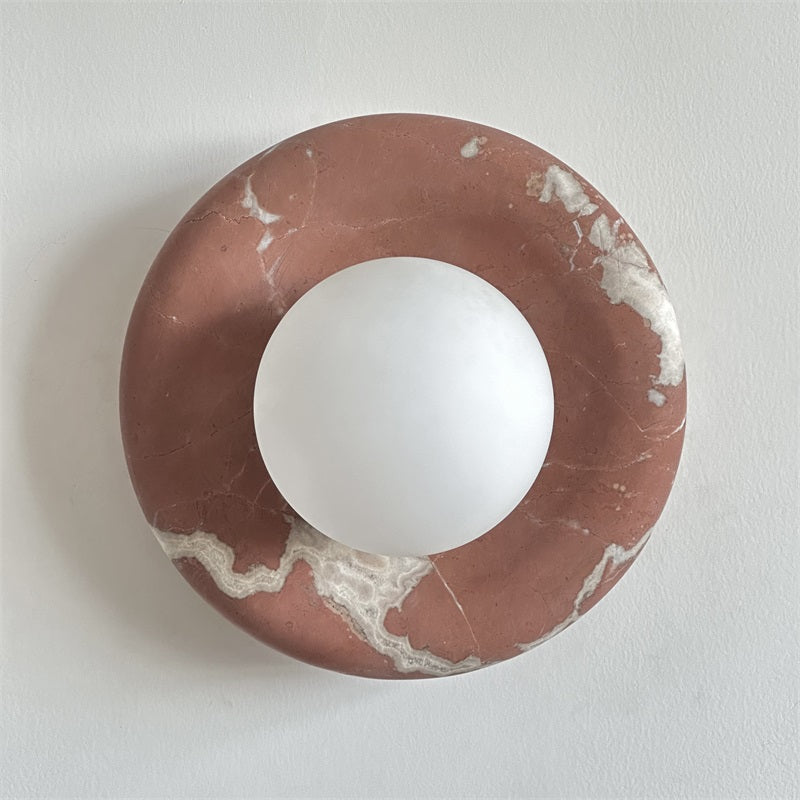 Vomire Applique Murale en Marbre Rouge Nordique Premium - Neutralighting