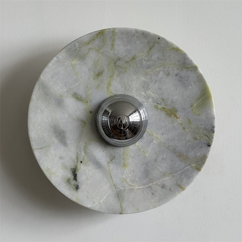 Evvarel Applique Murale Moderne Minimaliste En Métal Et Marbre Vert - Neutralighting