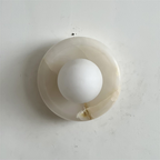Aursilos Applique Murale Verre Jade Blanc Art Nordique Premium - Neutralighting