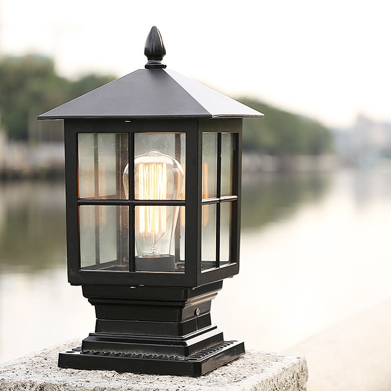 Silva Lampe de Poteau en forme de Lanterne, L 35CM - Neutralighting