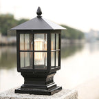 Silva Lampe de Poteau en forme de Lanterne, L 35CM - Neutralighting