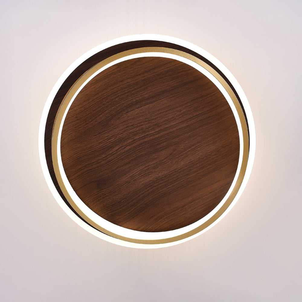 Arisha Moderne Rund Dimmable Plafonnier Or Métal Acrylique Chambre à coucher - Neutralighting