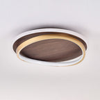 Arisha Moderne Rund Dimmable Plafonnier Or Métal Acrylique Chambre à coucher - Neutralighting