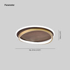 Arisha Moderne Rund Dimmable Plafonnier Or Métal Acrylique Chambre à coucher - Neutralighting