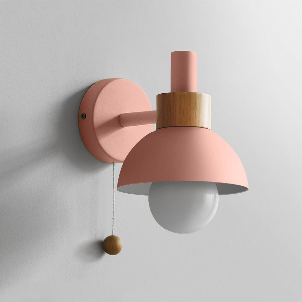 Valentina Moderne LED Applique Murale Métal/Verre Chambre à coucher Blanc/Jaune/Rose/Vert - Neutralighting