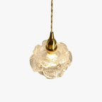Valentina Romantique Rétro Rose Suspension Clair Verre Chambre à coucher - Neutralighting
