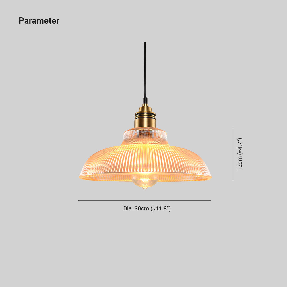 Umai Industrie LED Suspension Clair/Ambre Chambre à coucher/Restaurant - Neutralighting