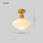 Arisha Minimaliste Moderne Plafonnier Bois/Noyer Couloir - Neutralighting