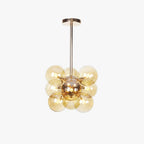 Valentina Minimalisme Rond Suspension Métal/Verre Chambre à coucher - Neutralighting