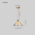 Tiffany Vintage Suspension Métal/Verre Chambre/Salon/Entrée - Neutralighting