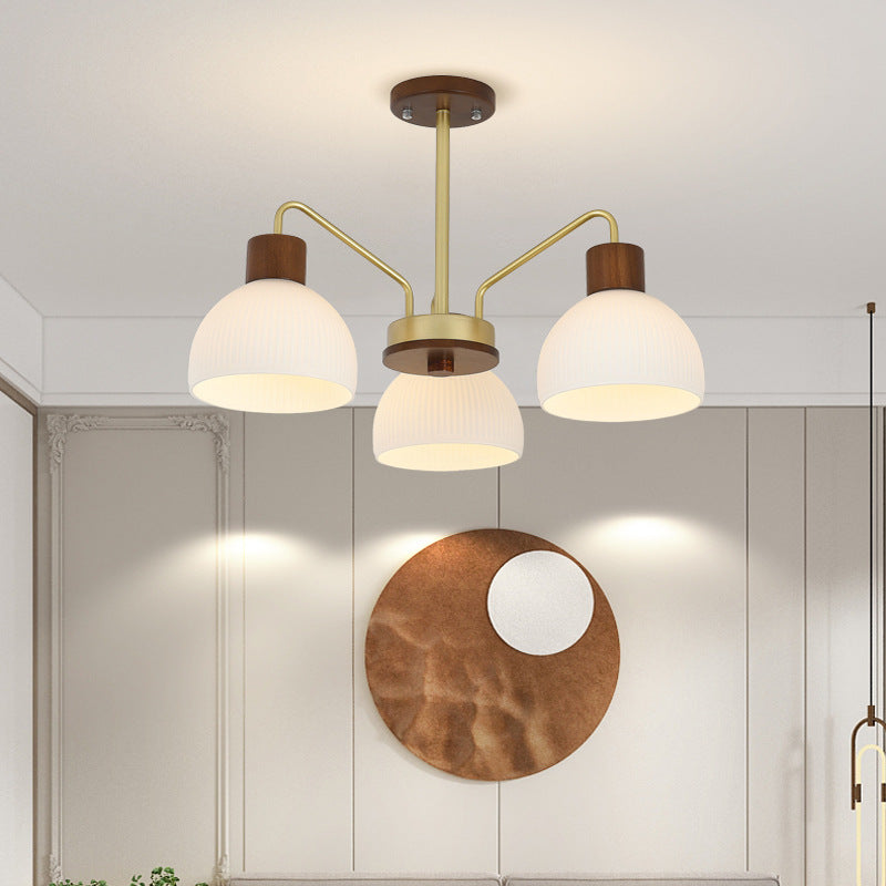 Arisha Rustique Lustre Métal/Bois/Verre Chambre à coucher/Salon - Neutralighting