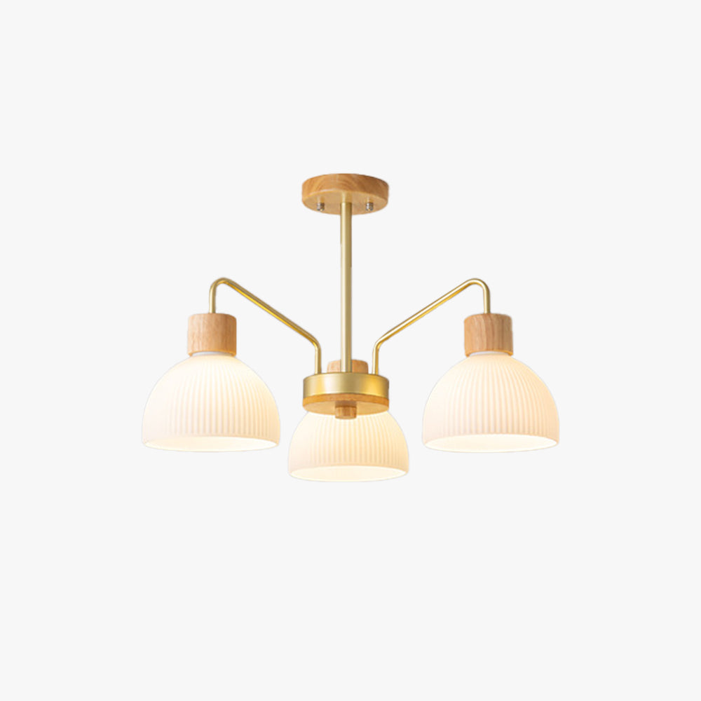 Arisha Rustique Lustre Métal/Bois/Verre Chambre à coucher/Salon - Neutralighting