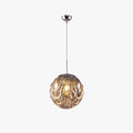 Valentina Moderne Sphère Suspension Verre Or/Noir Salle à manger - Neutralighting