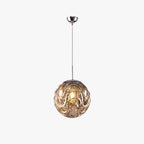 Valentina Moderne Sphère Suspension Verre Or/Noir Salle à manger - Neutralighting