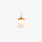 Valentina Minimalisme LED Suspension Bois Verre Chambre À Coucher/Salle À Manger - Neutralighting