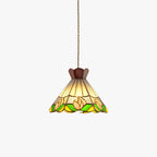 Tiffany Design LED Fleur De Cône Suspension Blanc Bar/Chambre À Coucher - Neutralighting