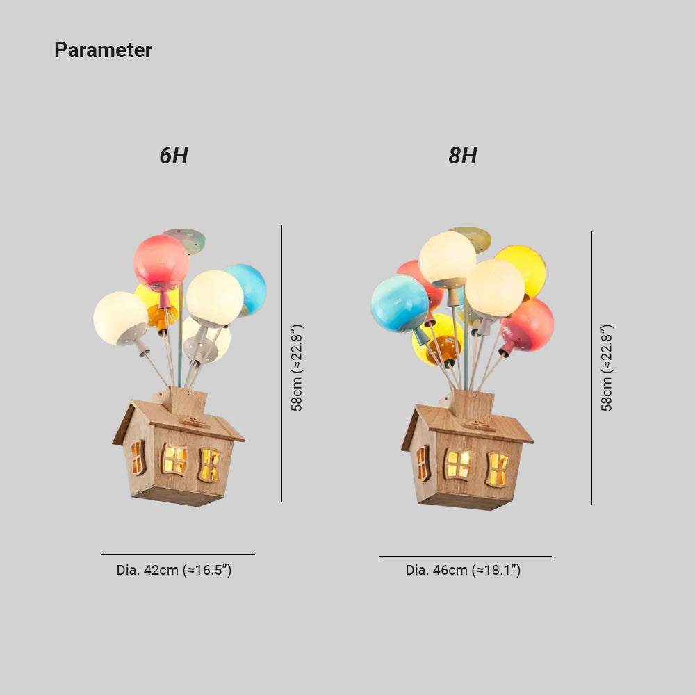 Aria Design LED Plafonnier Bois Métal Acrylique Salle Des Enfants - Neutralighting