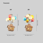 Aria Design LED Plafonnier Bois Métal Acrylique Salle Des Enfants - Neutralighting