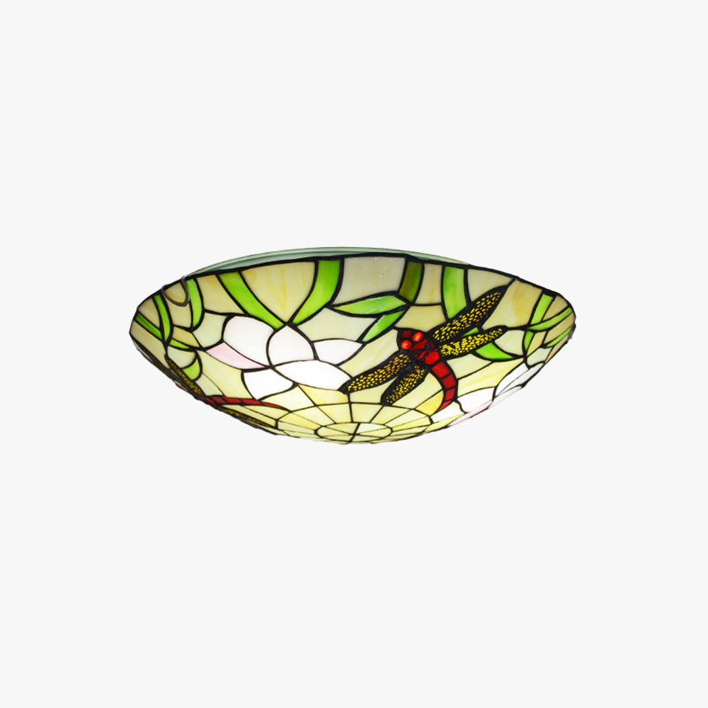 Tiffany Vintage LED Plafonnier Verre Chambre À Coucher - Neutralighting