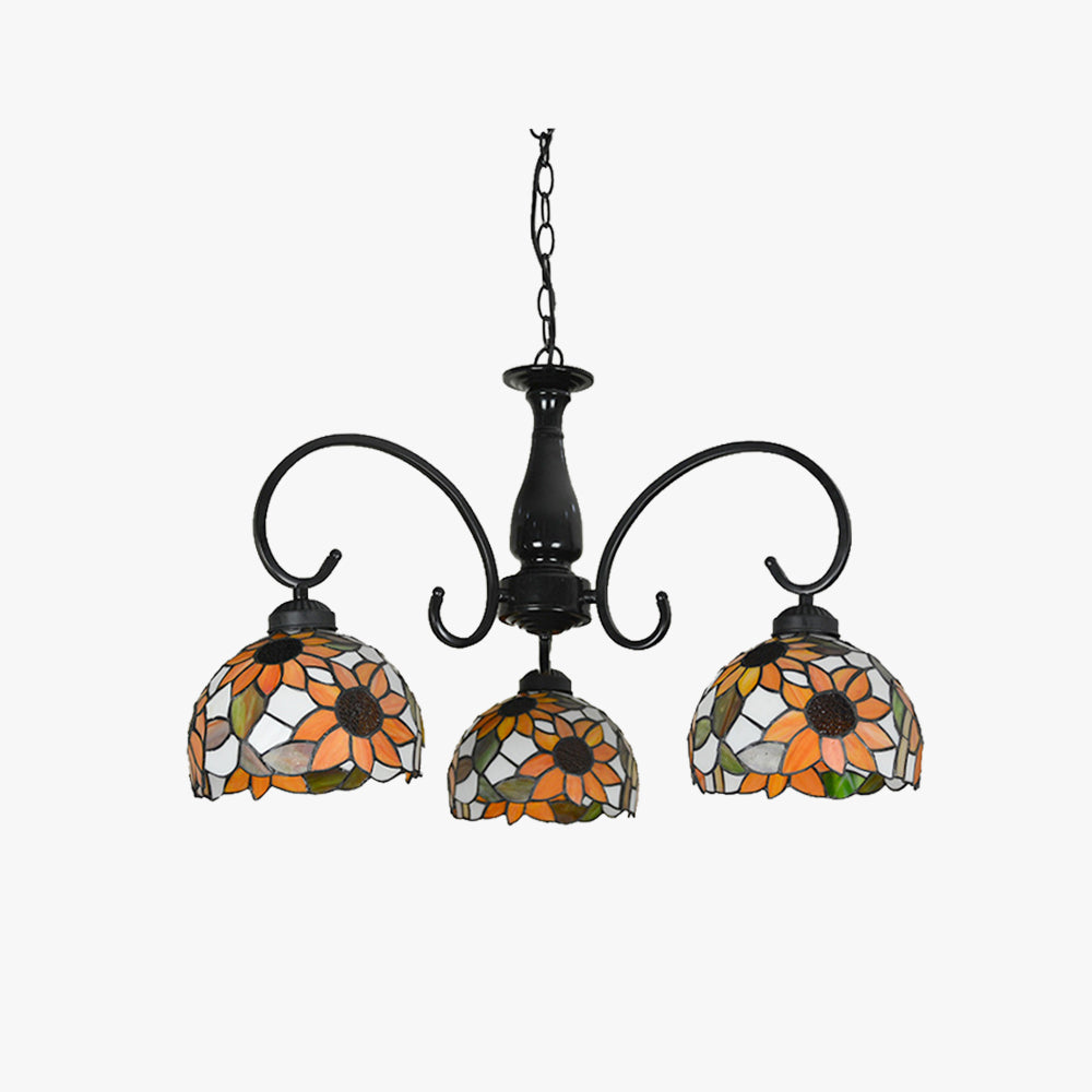 Tiffany Moderne LED Lustre Métal/Verre Chambre À Coucher - Neutralighting