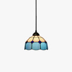 Tiffany Dôme Ombre Européenne Suspension Tachée Verre Salon - Neutralighting