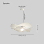 Saku Moderne LED Suspension Métal Tissu Salon - Neutralighting