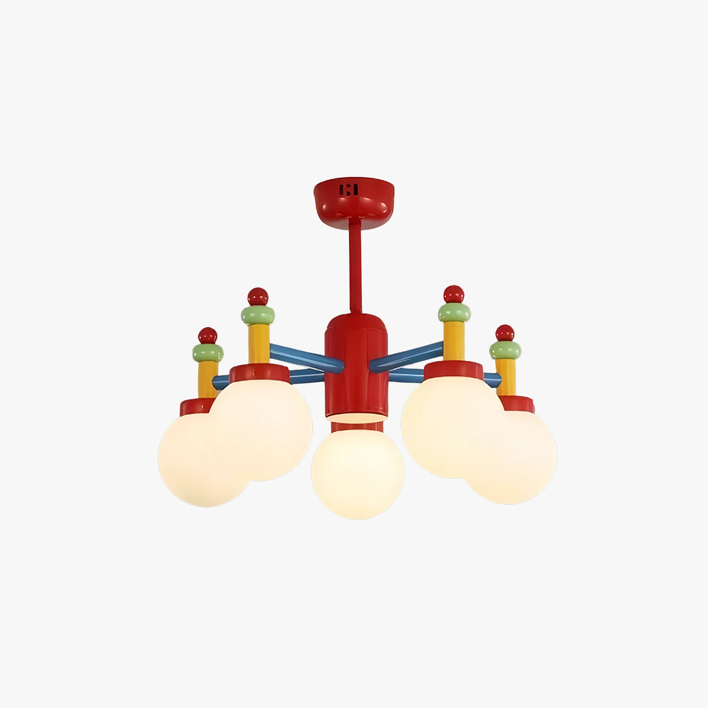 Valentina Lustre Vintage Mélangé Coloré Métal Chambre D'enfant - Neutralighting