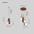 Valentina Suspension Luminaire Industrielle Rouge Verre Métal Salon - Neutralighting