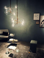 Lustra Chandelier LED Cristal Clair - Neutralighting