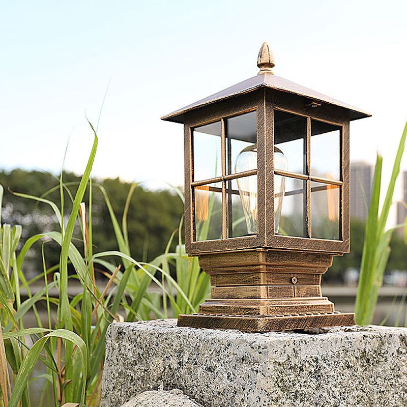 Silva Lampe de Poteau en forme de Lanterne, L 35CM - Neutralighting