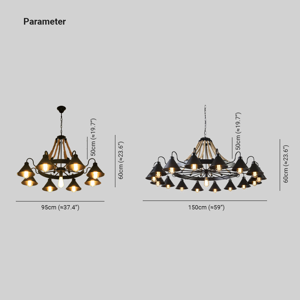 Silva Suspension Dôme Industriel, Métal/Verre, Noir/Blanc, Salon - Neutralighting