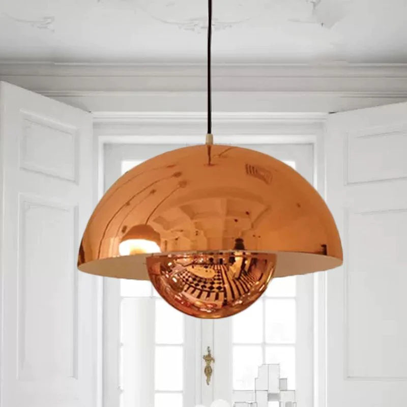 Zinra Suspension Ronde Moderne. Métal. Noir/Blanc/Rouge/Jaune - Neutralighting