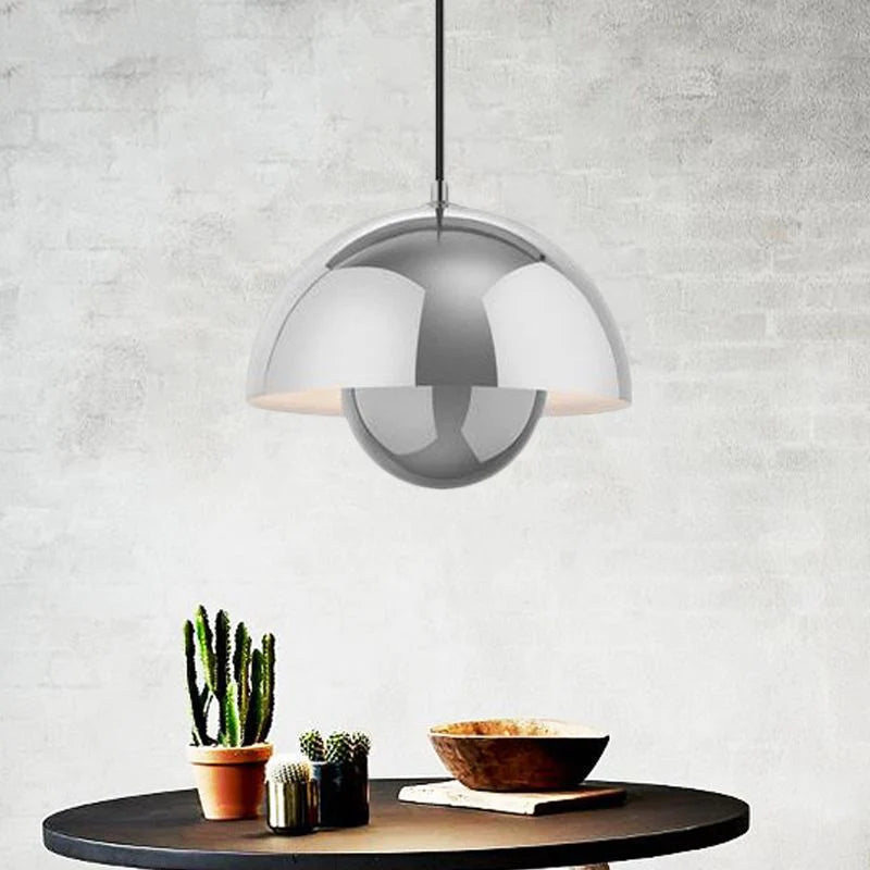 Zinra Suspension Ronde Moderne. Métal. Noir/Blanc/Rouge/Jaune - Neutralighting