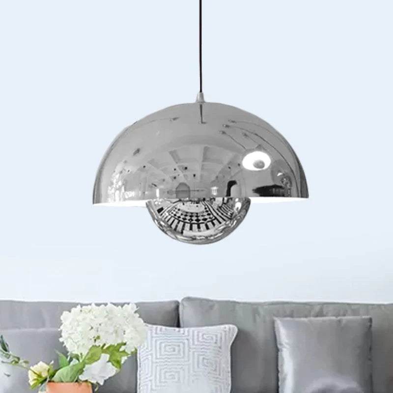 Zinra Suspension Ronde Moderne. Métal. Noir/Blanc/Rouge/Jaune - Neutralighting