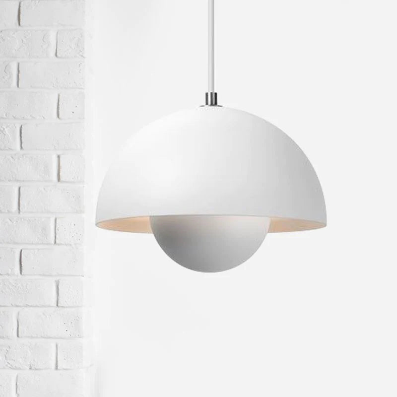 Zinra Suspension Ronde Moderne. Métal. Noir/Blanc/Rouge/Jaune - Neutralighting
