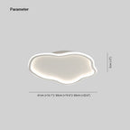 Ilyan Plafonnier Nuage Moderne. Métal/Acrylique. Noir/Blanc. Salon - Neutralighting