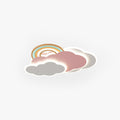 Aria Plafonnier Nuage Moderne, Métal/Acrylique, Blanc/Rose, Salon - Neutralighting