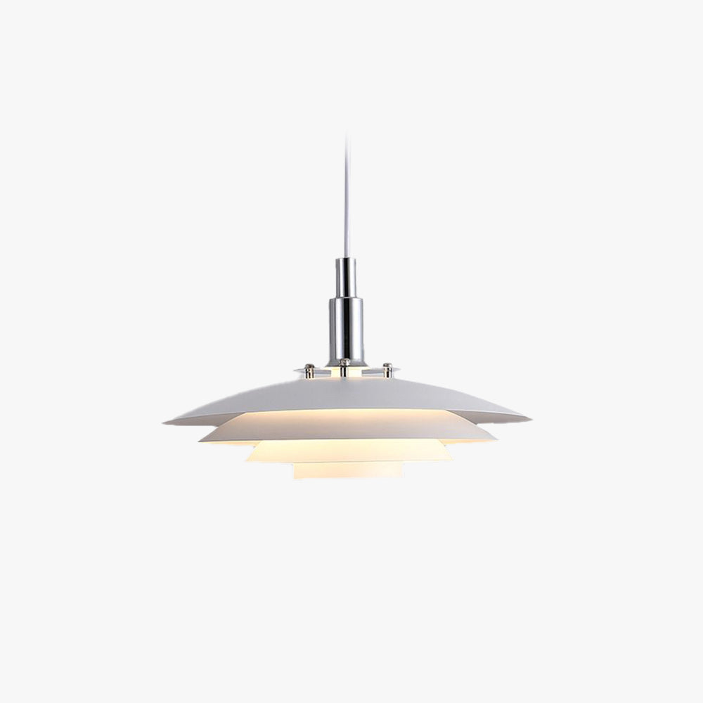 Nylo Suspension Bol Monerne. Métal . Blanc/Noir. Chambre - Neutralighting