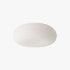 Arisha Plafonnier Ovale Moderne, Métal/Acrylique, Blanc, Salon - Neutralighting
