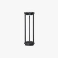 Ray Borne Extérieure Cylindrique Simple, Métal, Noir, Jardin - Neutralighting