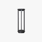 Ray Borne Extérieure Cylindrique Simple, Métal, Noir, Jardin - Neutralighting
