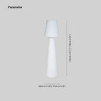 Ray Borne Extérieure Champignon Simple, Acrylique, Blanc, Jardin - Neutralighting